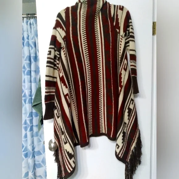 Southwestern cardigan with fringe Forever21 - Picture 4 of 6